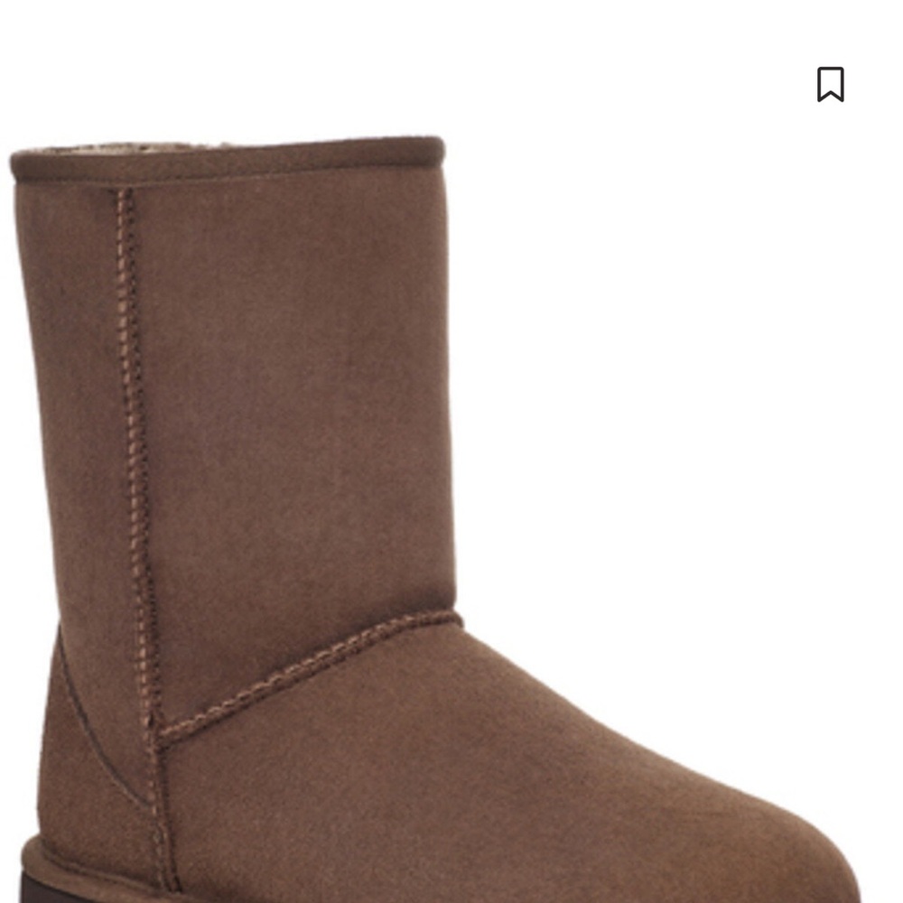 UGG Chocolate Brown Mid-Calf Sheepskin Boots